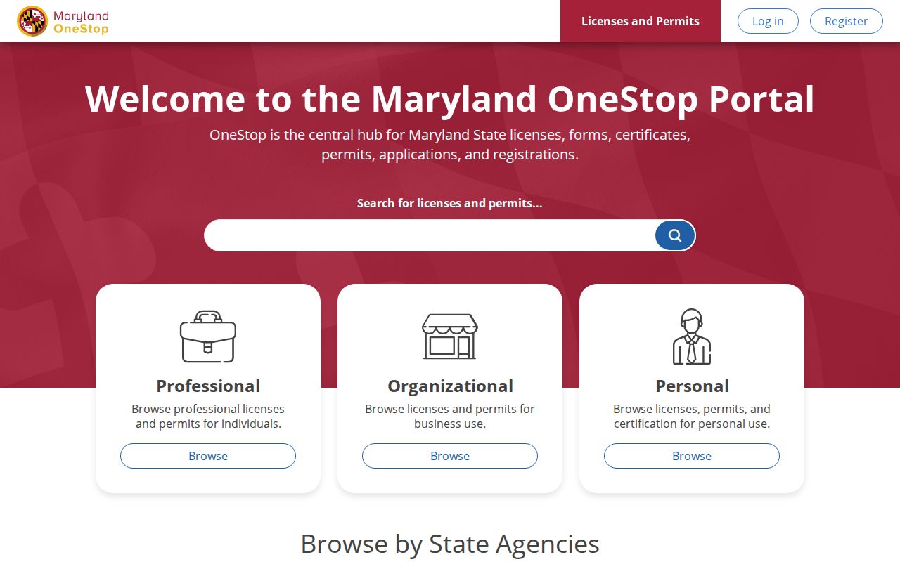 Hagerstown people directories Maryland license service gateway